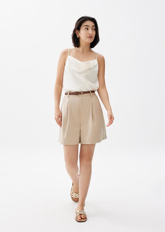 Tailored Bermuda Shorts in Poseidon Green