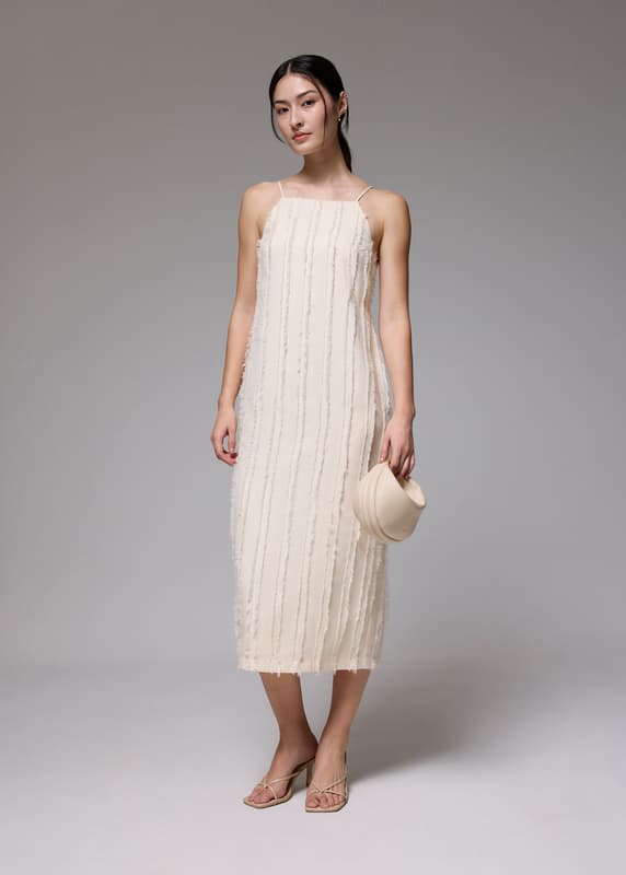 お歳暮 時期 Fray HK Bonito Love, | Dress Midaxi Column Neck Straight 枕