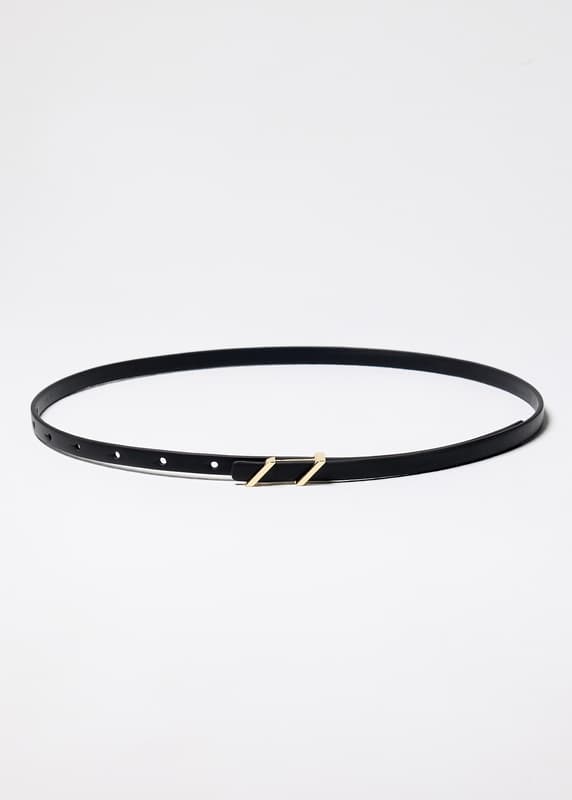 Skinny Vegan Leather Belt