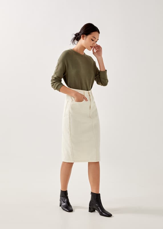 White boat discount neck jumper