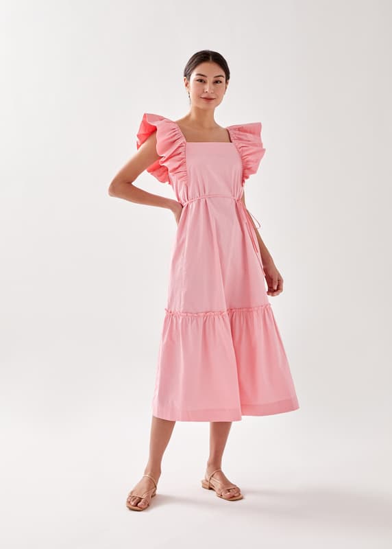 Buy Hennie Ruffle Tiered Midaxi Dress @ Love, Bonito Singapore | Shop ...