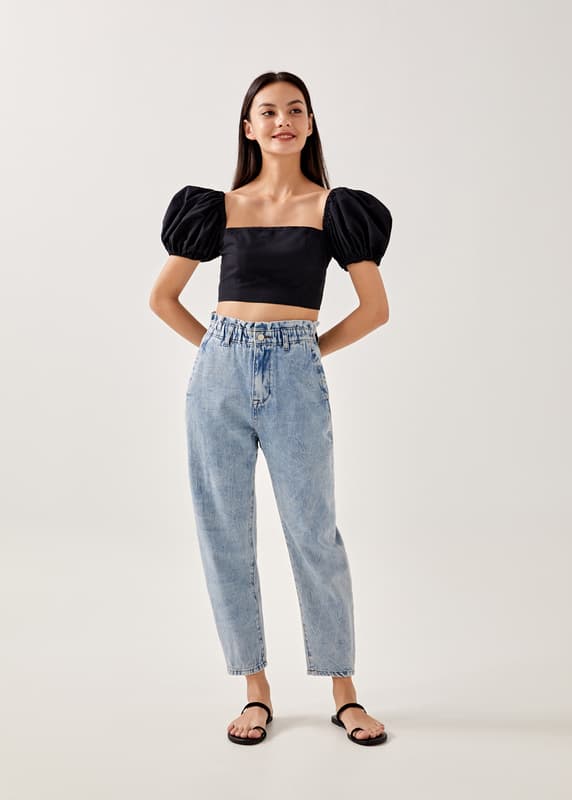 Buy Runa Puff Sleeve Bustier Top Love Bonito Shop Women s