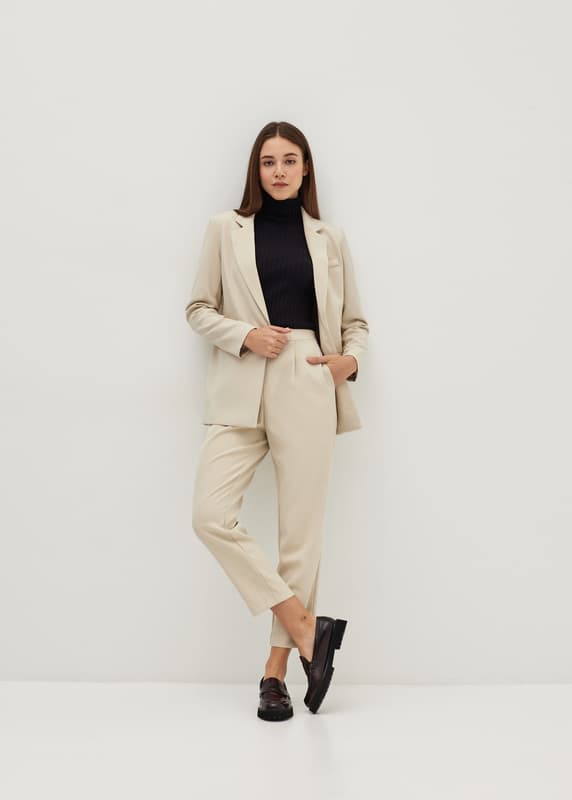 Buy Haidyn Notch Lapel Relaxed Blazer Love Bonito Singapore