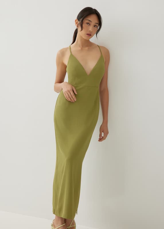 Low cut plunge dress new arrivals