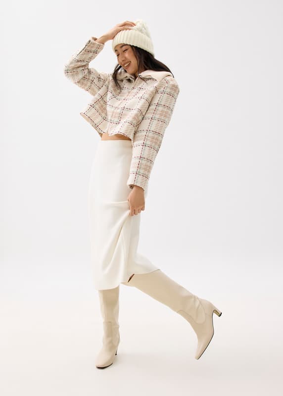 【BAON】Loving Two-Way Leather Collar Crop Jacket Jhaoyu Mens Shiny Patent Leather Motorcycle Style Crop