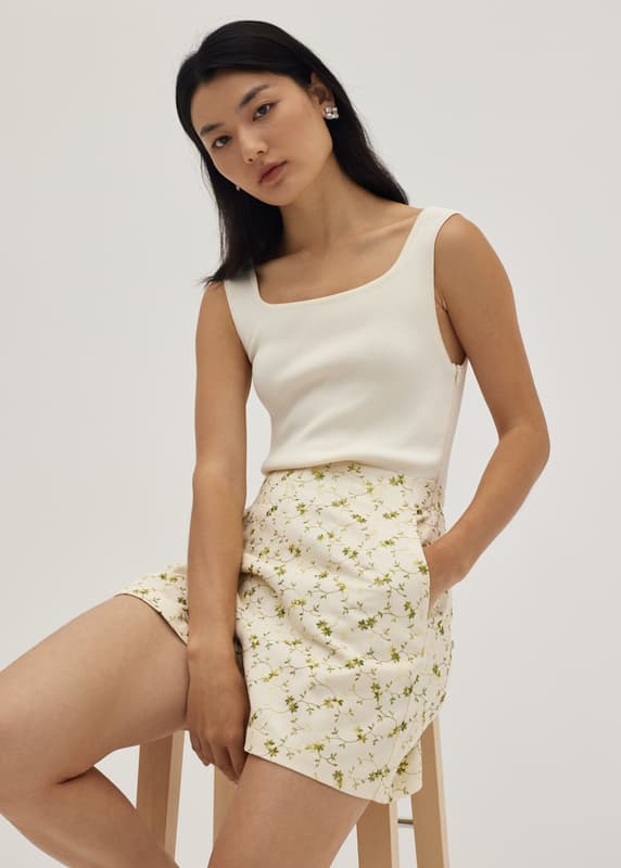 CALM REFLECTIONS WOVEN ROMPER