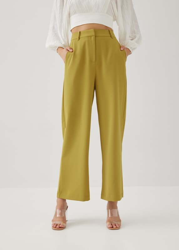 Elina Tailored Straight Leg Pants | Love, Bonito HK