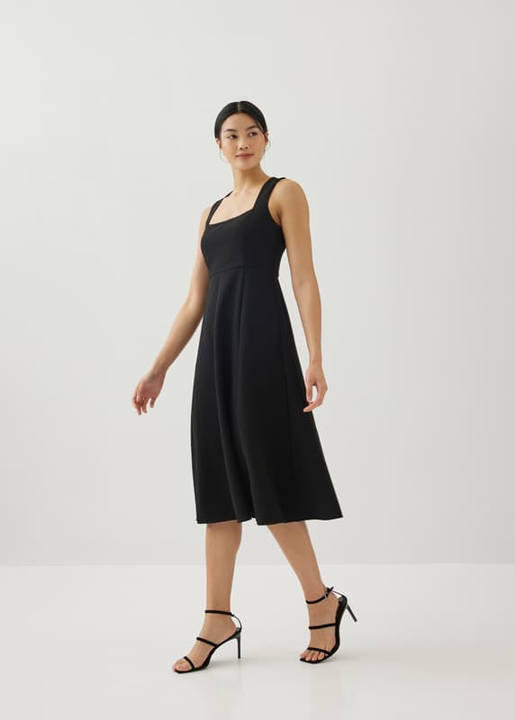 Buy Wynna Textured Fit & Flare Dress @ Love, Bonito Singapore | Shop ...