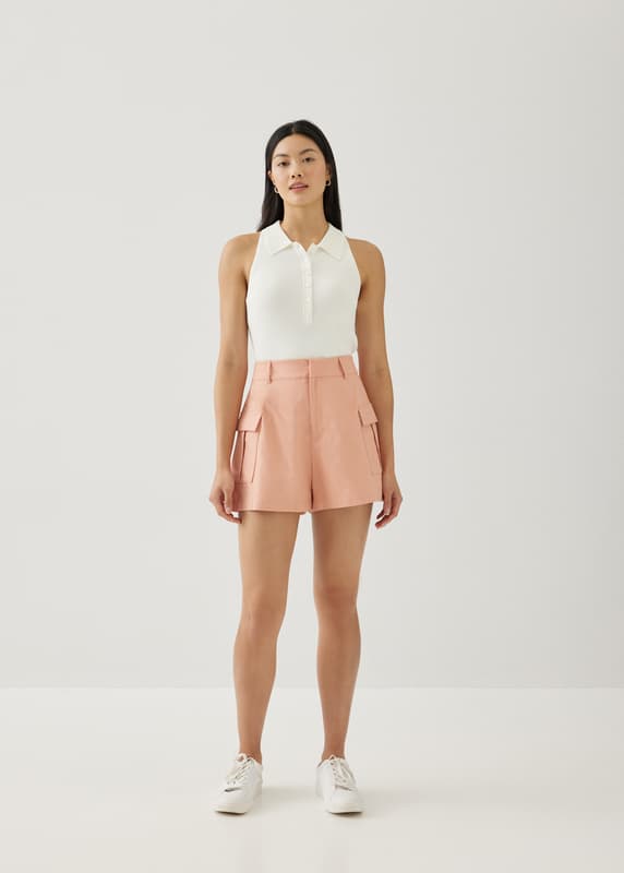 Monna Linen Cargo Shorts