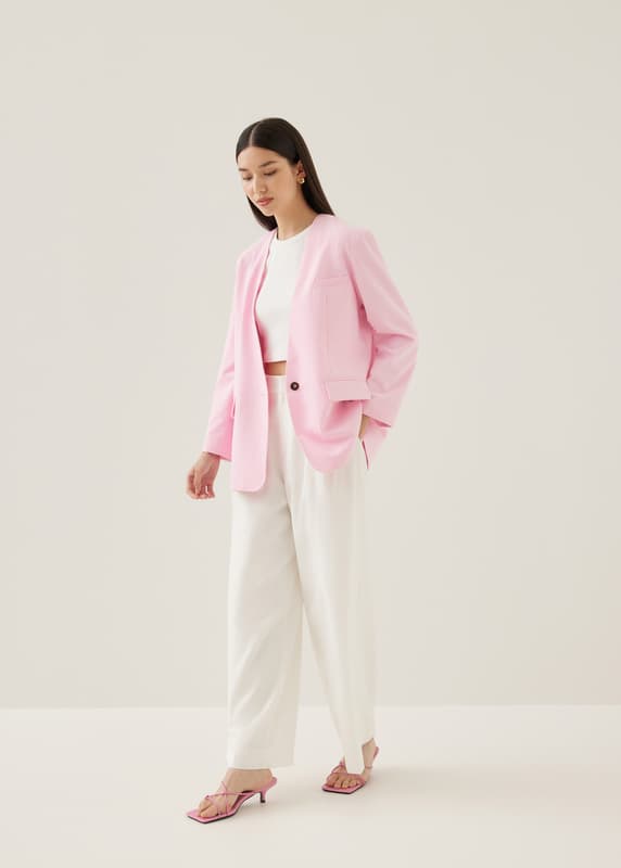 Sitti Relaxed V-neck Blazer