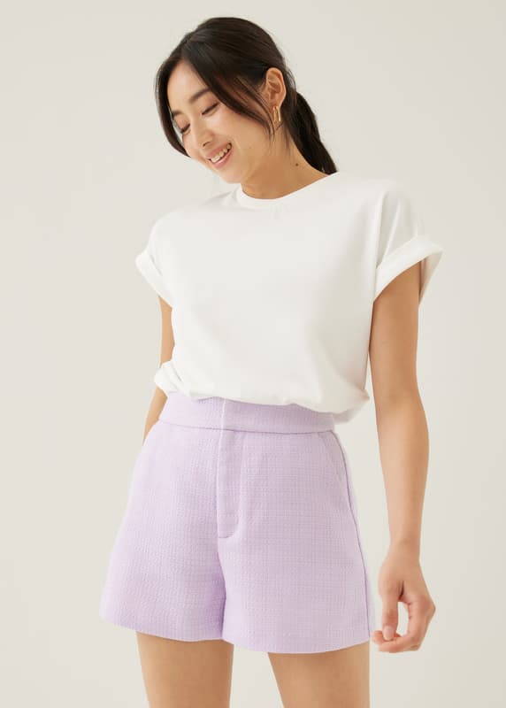Marthen Tweed A-line Shorts | Love, Bonito US