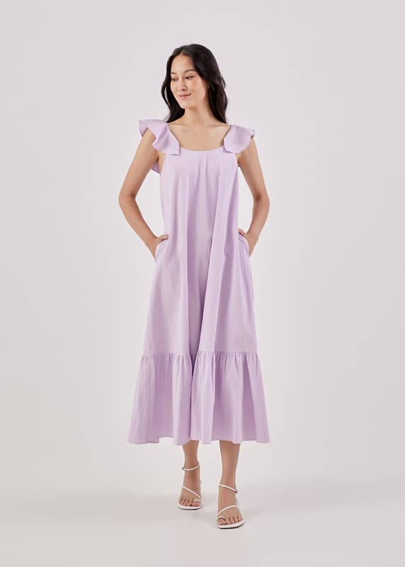 Derica Trapeze Frill Dress