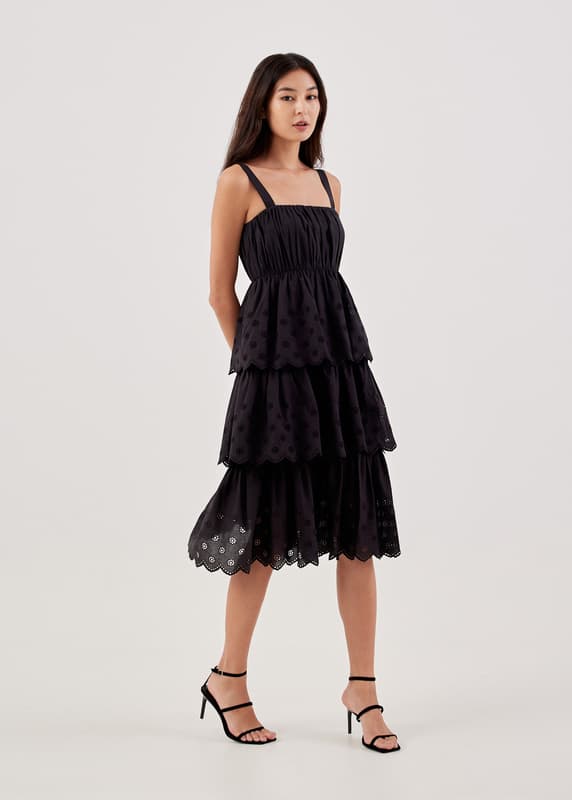 Buy Jovie Broderie Tiered Dress @ Love, Bonito | Shop Women's Fashion ...