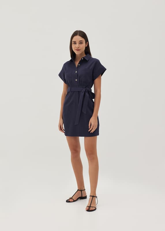 Cecily top poplin dress