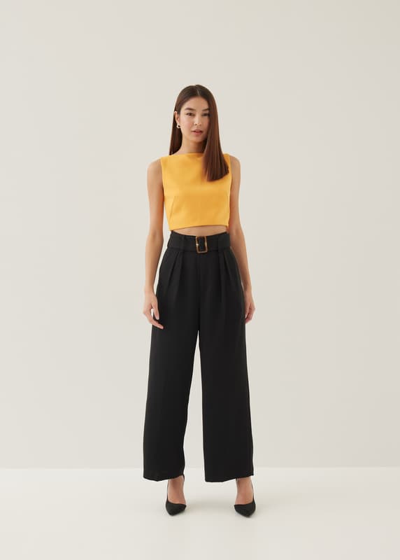 Leilani Women’s Basic Shirred Side Pant
