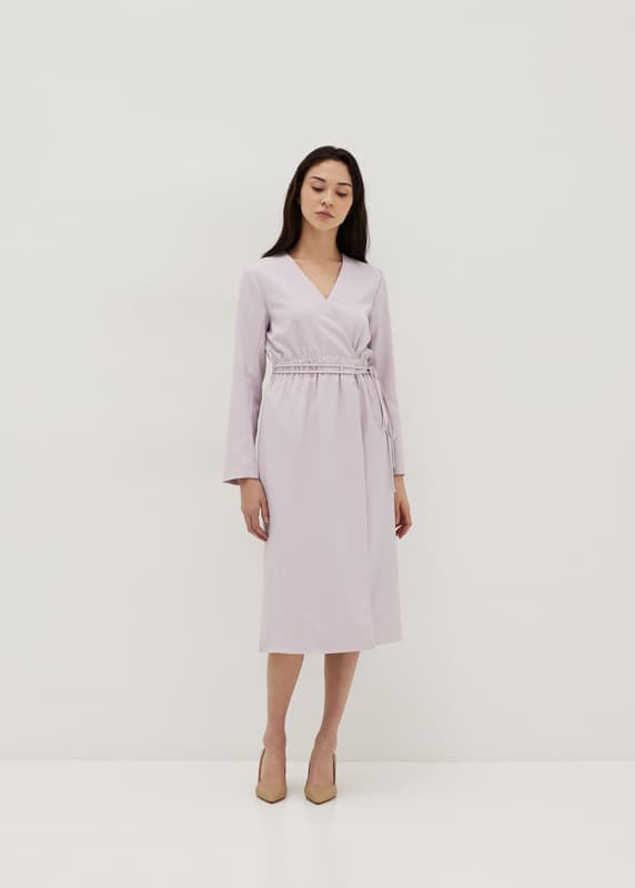 Wrap dress on sale in 365 crepe