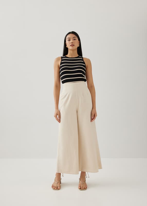 Filippa Cotton Wide Leg Pants