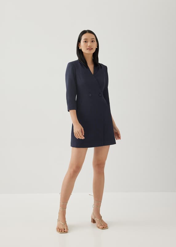 Love bonito top tuxedo dress
