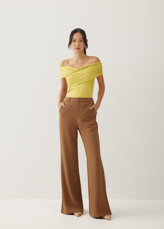 Buy Nikki Jersey Off Shoulder Top @ Love, Bonito Singapore | Shop Women's Fashion Online | Love 