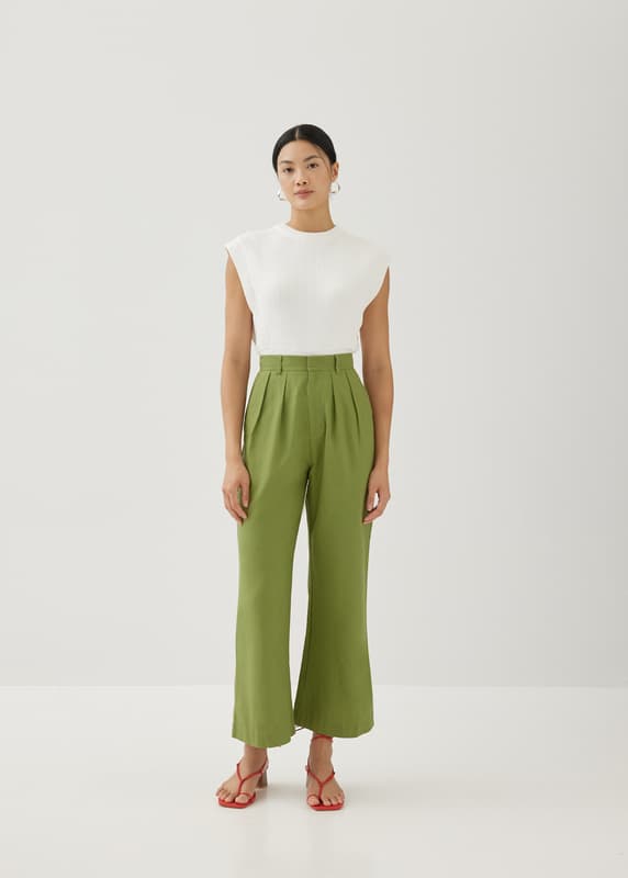 Violeta Cotton Kick Flare Pants