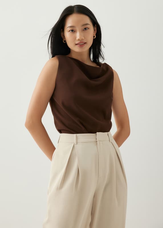 Lindea Drape Shell Top (2022 Version) | Love, Bonito INTL