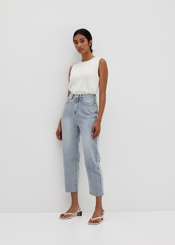 Buy Laia Straight Leg Jeans @ Love, Bonito Hong Kong, Shop Women's Fashion  Online