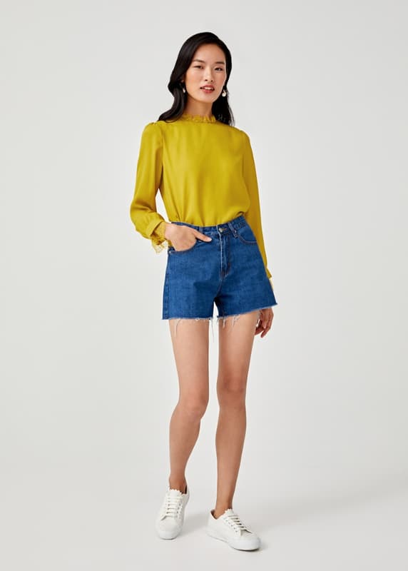 Buy Hope Satin Lace Trim Top @ Love, Bonito | Shop Women's Fashion Online | Love, Bonito INTL