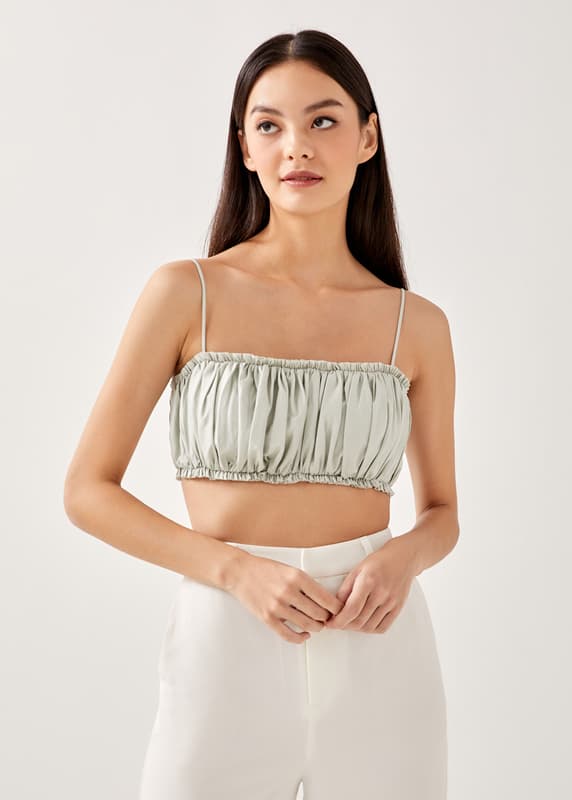 Padded bustier top best sale