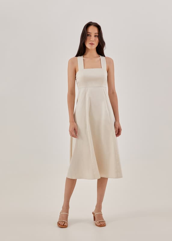 Nly eve empire online cross back dress
