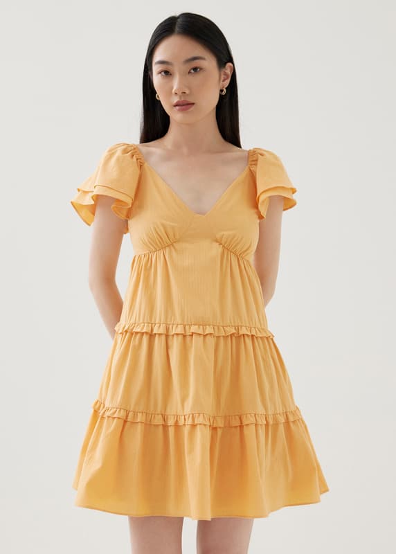 cotton lace flare mini onepiece – BUNNY APARTMENT