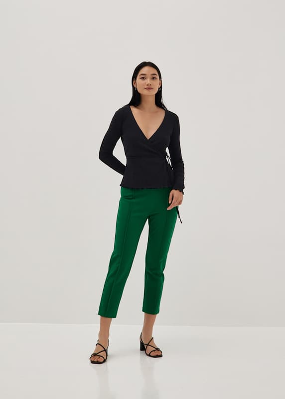 Lily ashwell shop ballet wrap top