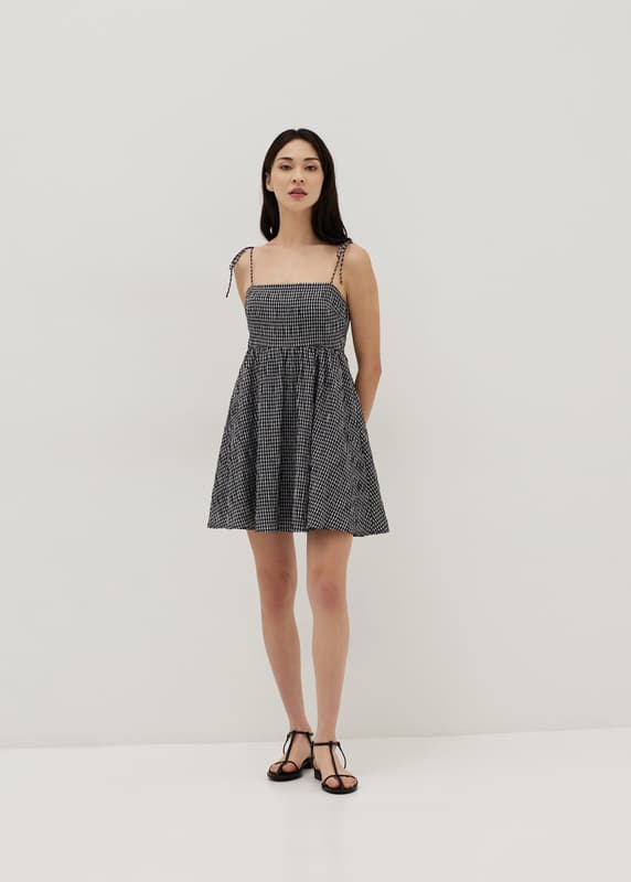Gingham dress h&m best sale