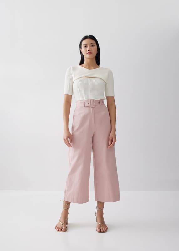 Glydel Belted Culottes | Love, Bonito ID
