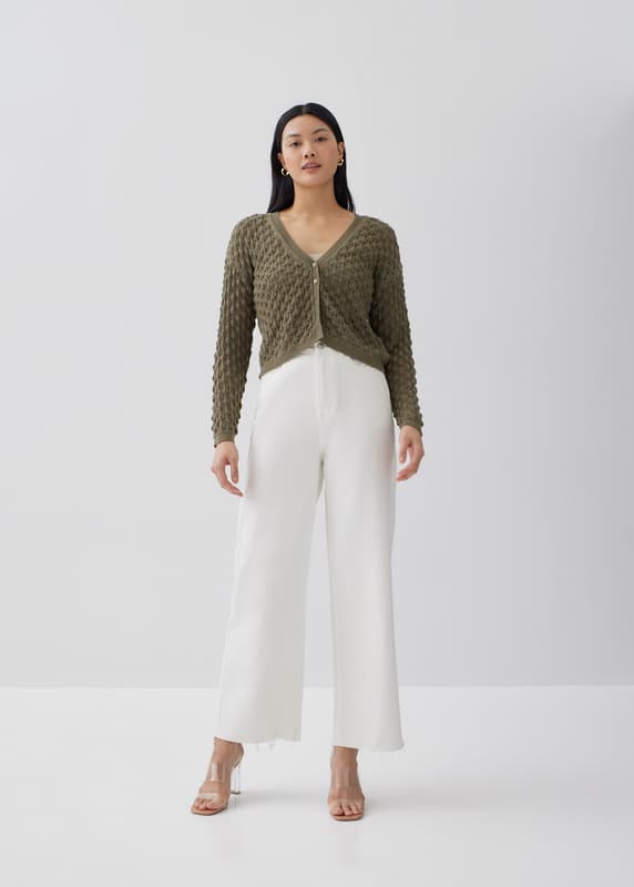 Odessa Openwork Knit Cardigan