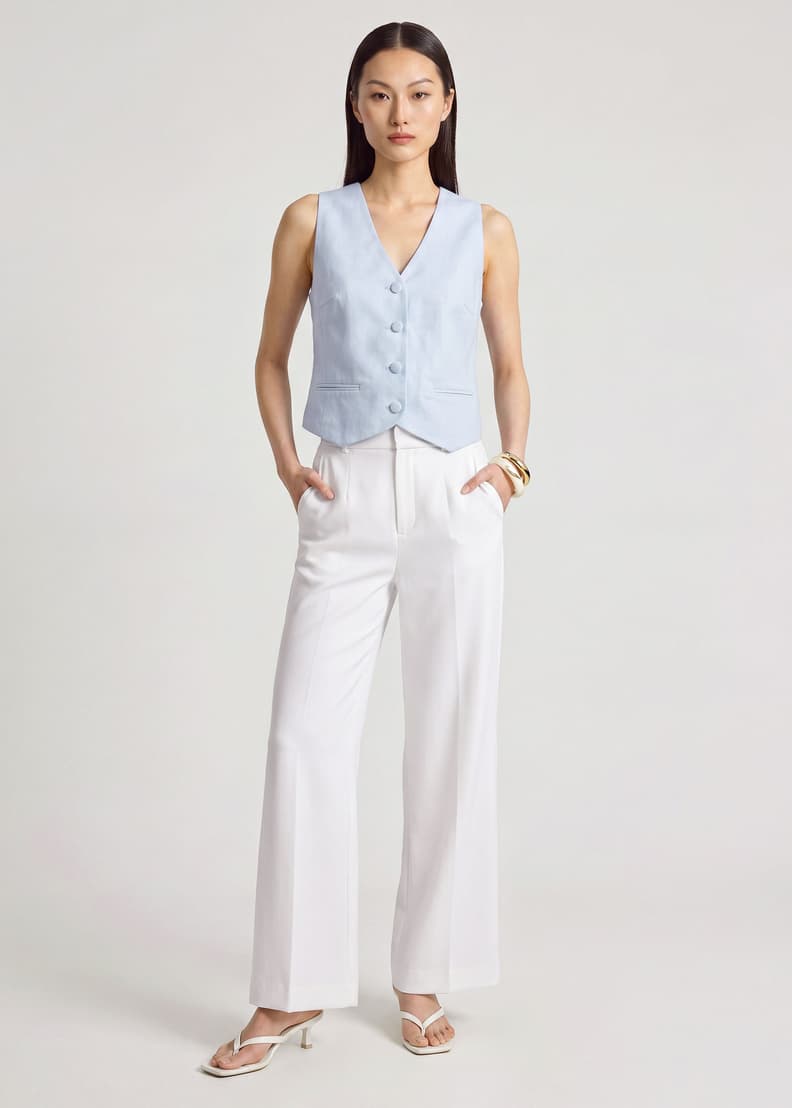 Yuna Premium Linen Vest
