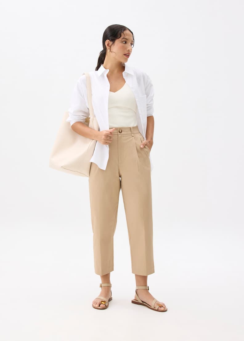 Jin Elastic Cotton Chino Pants | Love, Bonito US