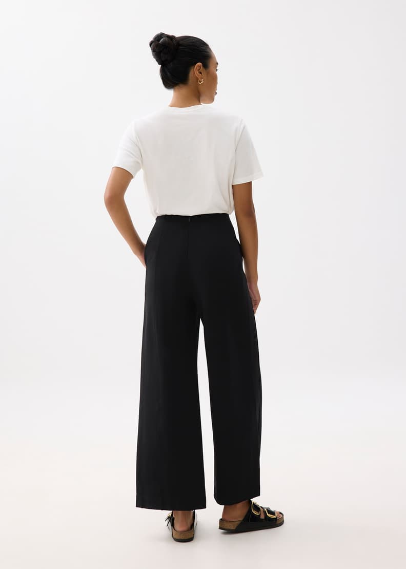 Leggy™ Lia Elastic High Waist Wide Leg Pants | Love, Bonito SG