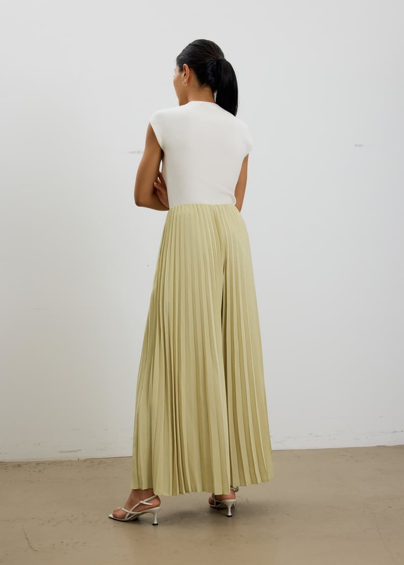 【美品】bow.a 水際wide pants ベージュ TOWAVASE トワヴァーズ ヨーロッパ リネン ボンヴォヤージュ