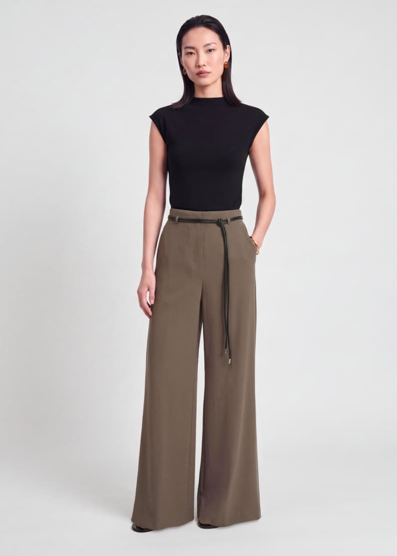 Leggy™ Jules Tailored Crepe Palazzo Pants