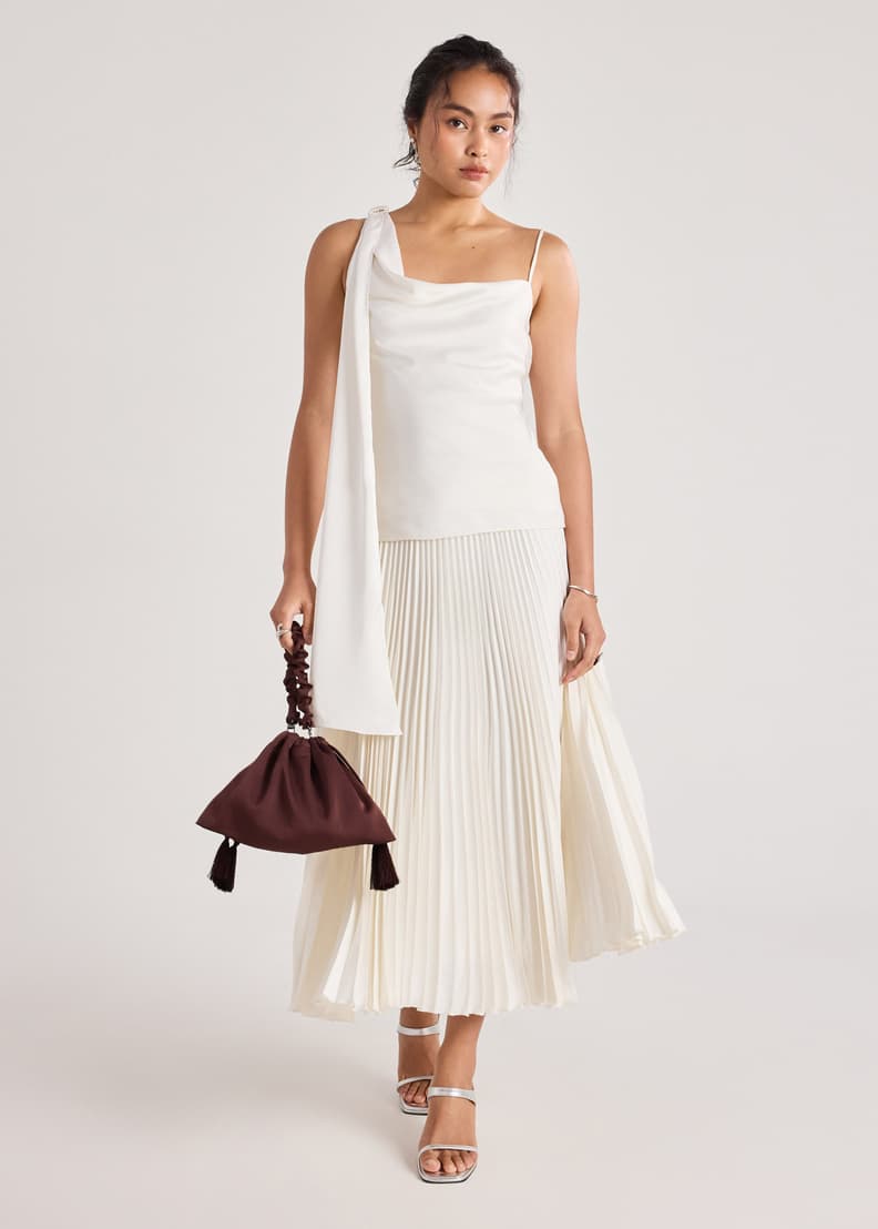 Wei Satin Skirt