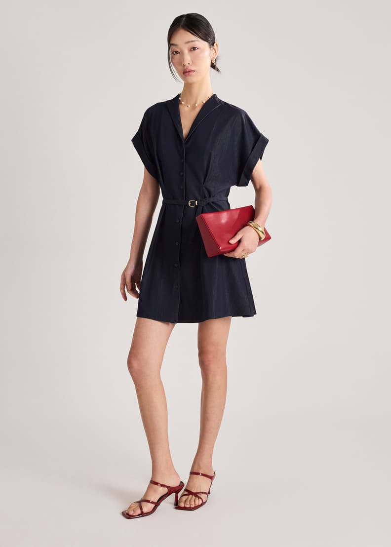 Chambray Mini Dress