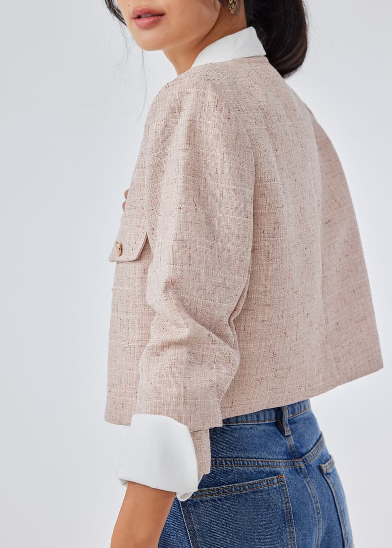 Arden Tweed Jacket | Love, Bonito US