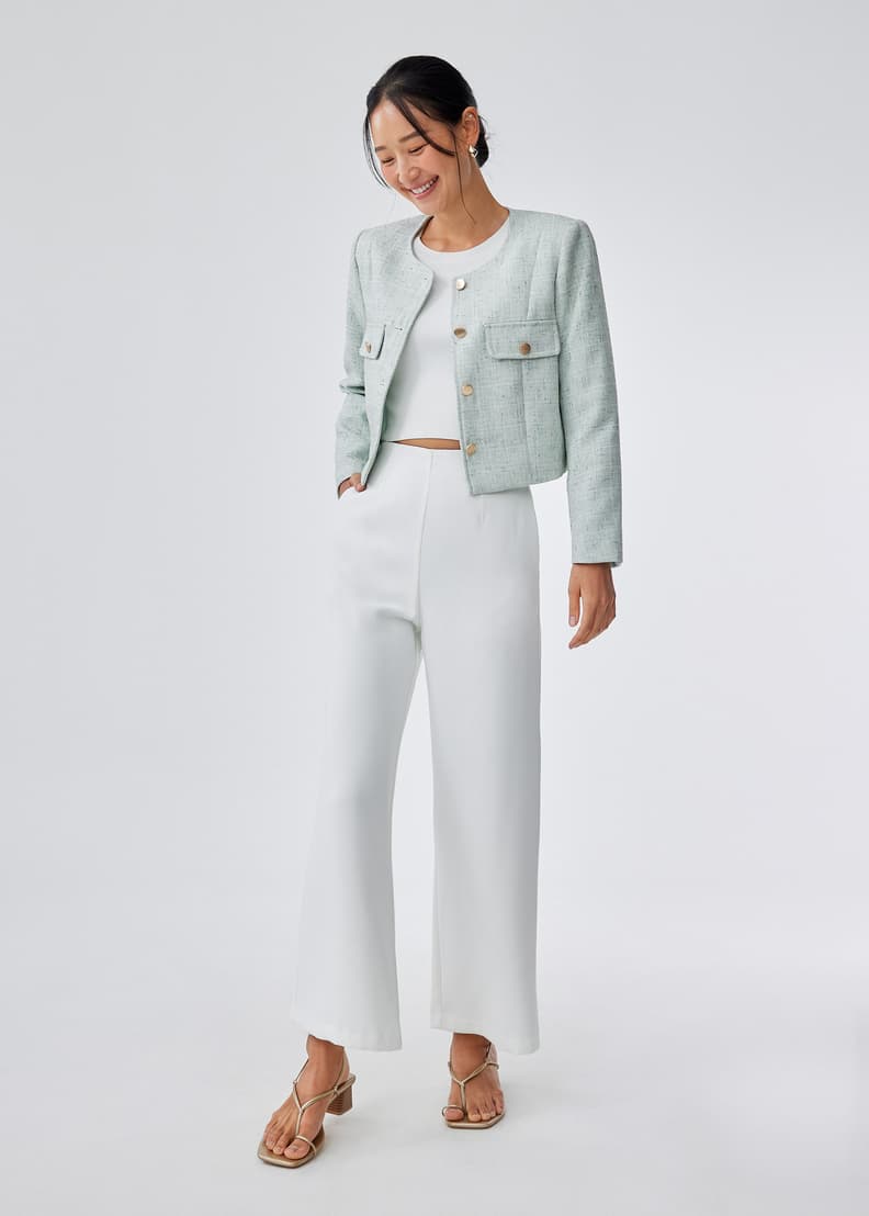 Arden Tweed Jacket | Love, Bonito US