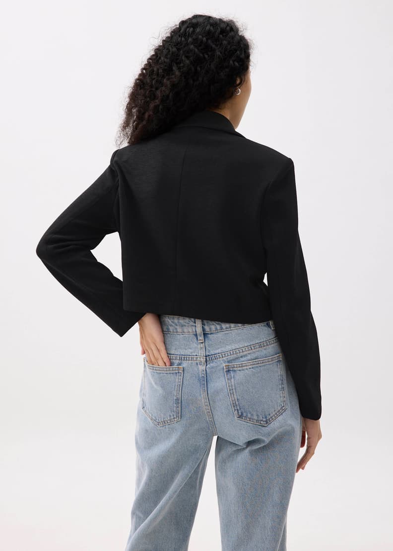 ASCLO Youth Over Fit Crop Blazer Asclo Youth Over Fit Crop Blazer