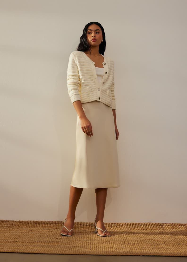 quui /string knit bustier【écru】 quui /string knit bustier【écru】 quui /string knit bustier【écru