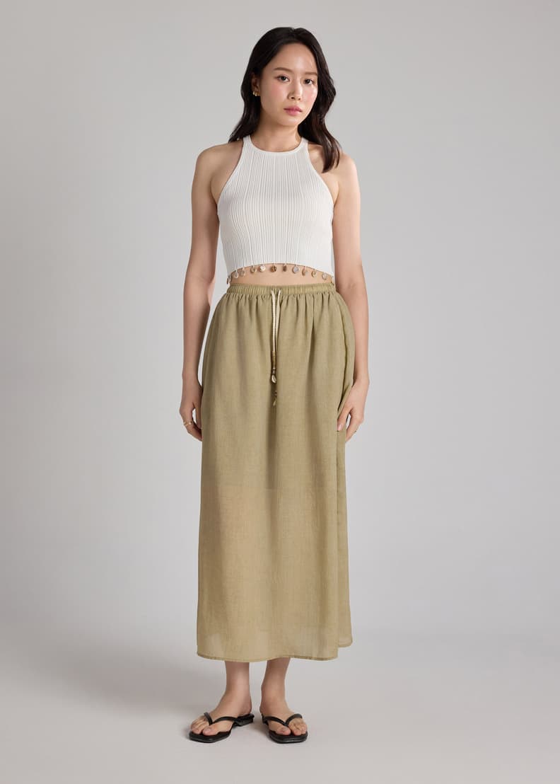Coastal Beads Crop Top