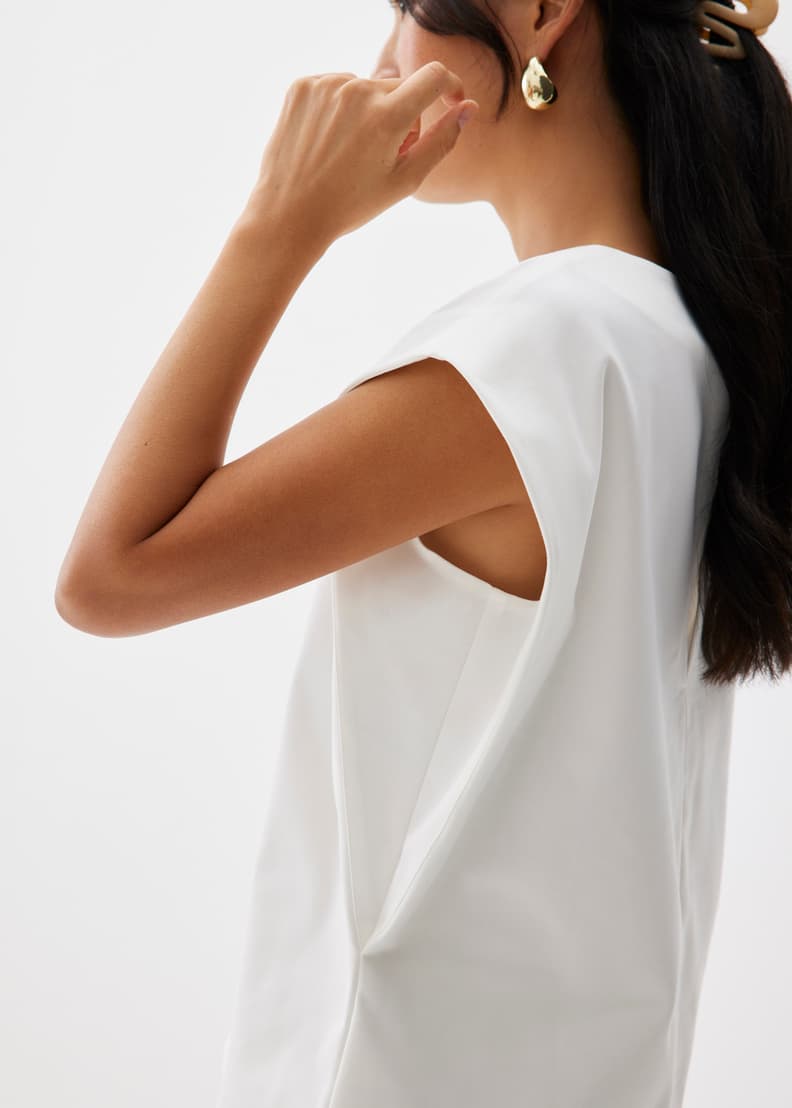 Cotton Boxy Shell Top | Love, Bonito US