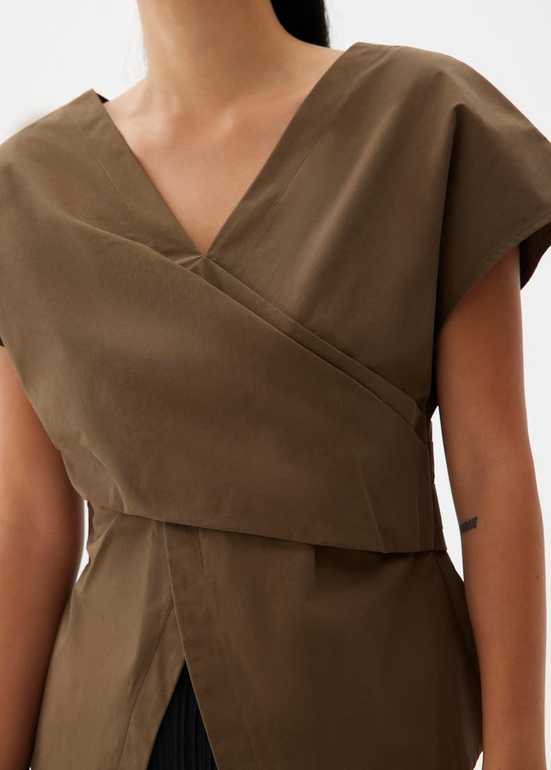 Cotton V-neck Top | Love, Bonito ID