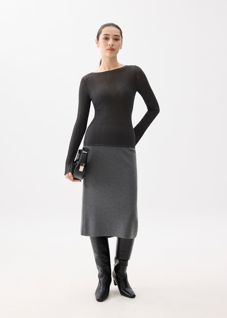 herlipto Flared Sleeve Knit Set Flared Sleeve Knit Set（ニット