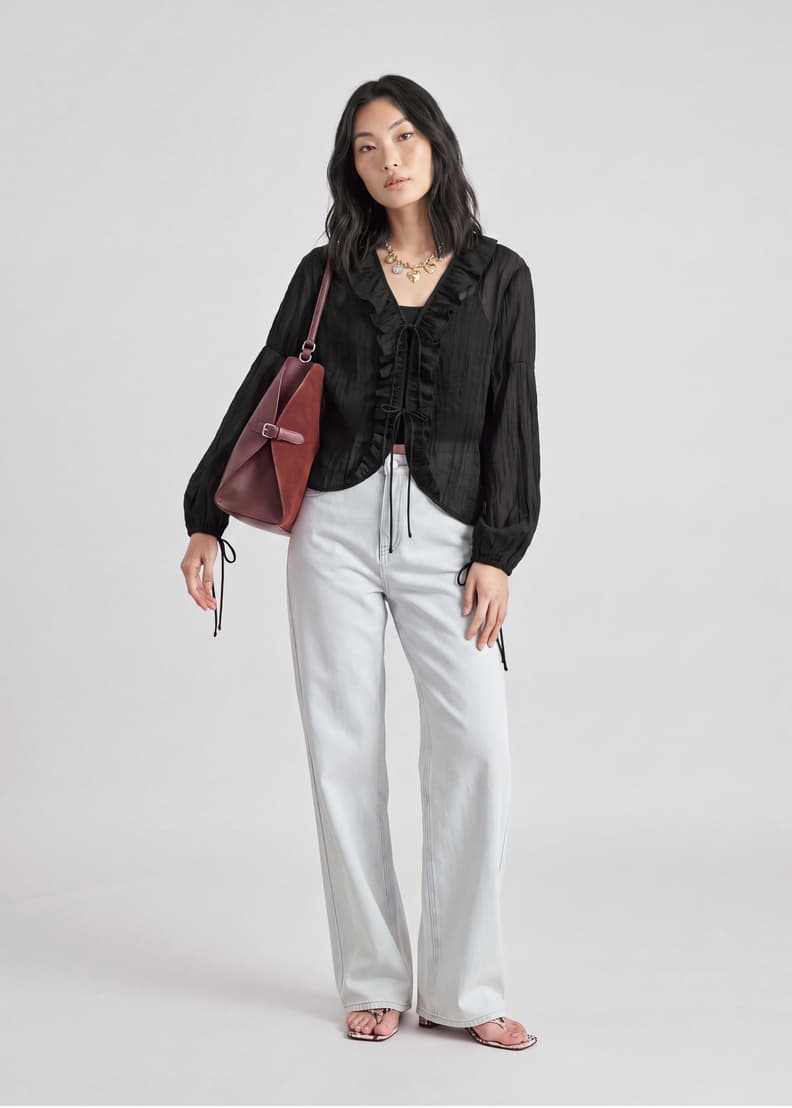 Ruffle Poet Blouse